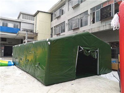 High quality 2 layer air sealed inflatable military tent for outdoor camping BY-IT-064